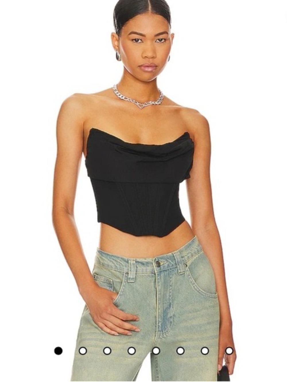 NBD Strapless Black Corset